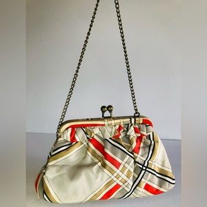 Vintage Gap Silk Chain Wristlet Purse